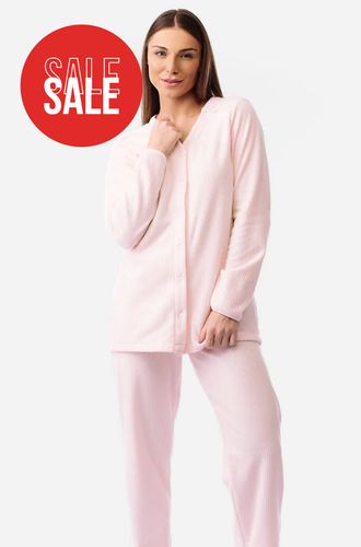 Pijama Longo Aberto Soft Lidia