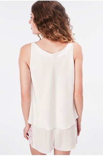 Pijama Curto Regata Cetim St Barth