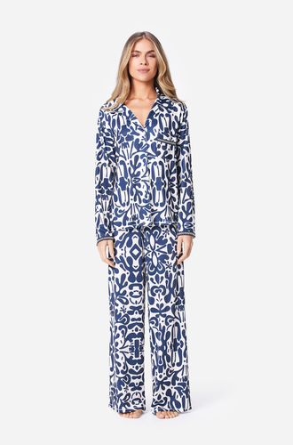 Pijama Longo Botôes Jersey Vento