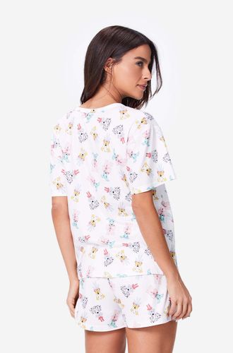 Pijama Curto Suede Badaró