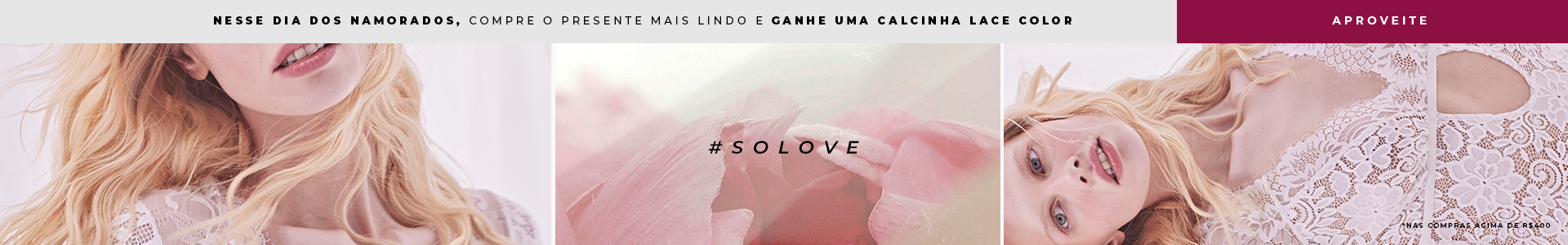 Neste Dia dos Namorados, presentei com a Jogê e ganhe uma Lace Color