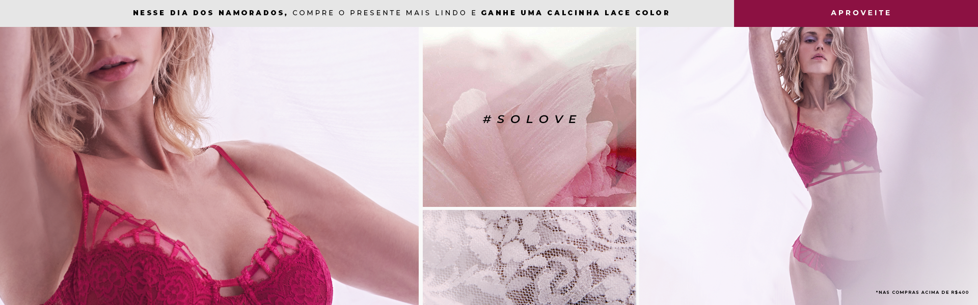 Neste Dia dos Namorados, presenteie com a Jogê e ganhe uma Lace Color