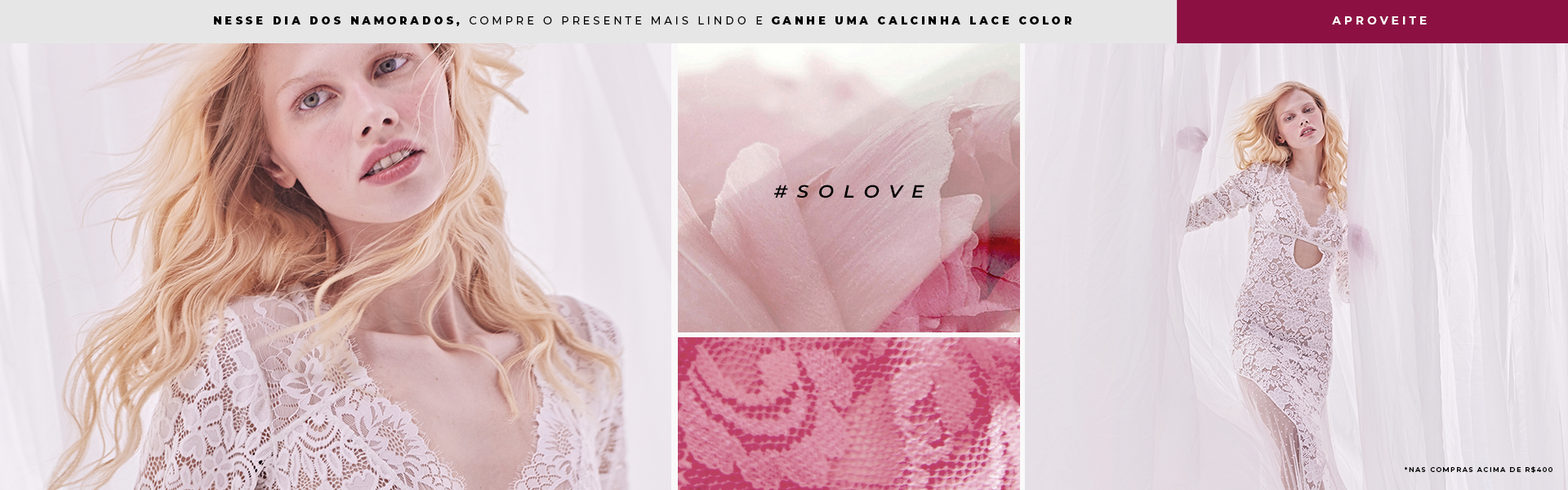 Neste Dia dos Namorados, presenteie com a Jogê e ganhe uma Lace Color