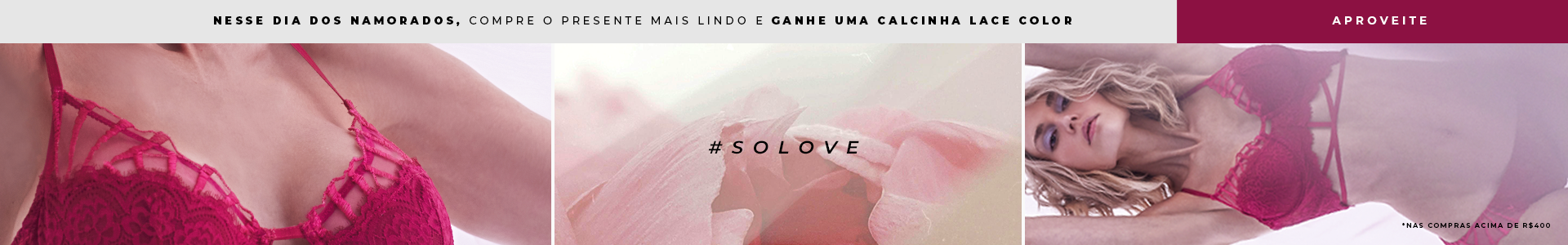 Neste Dia dos Namorados, presentei com a Jogê e ganhe uma Lace Color